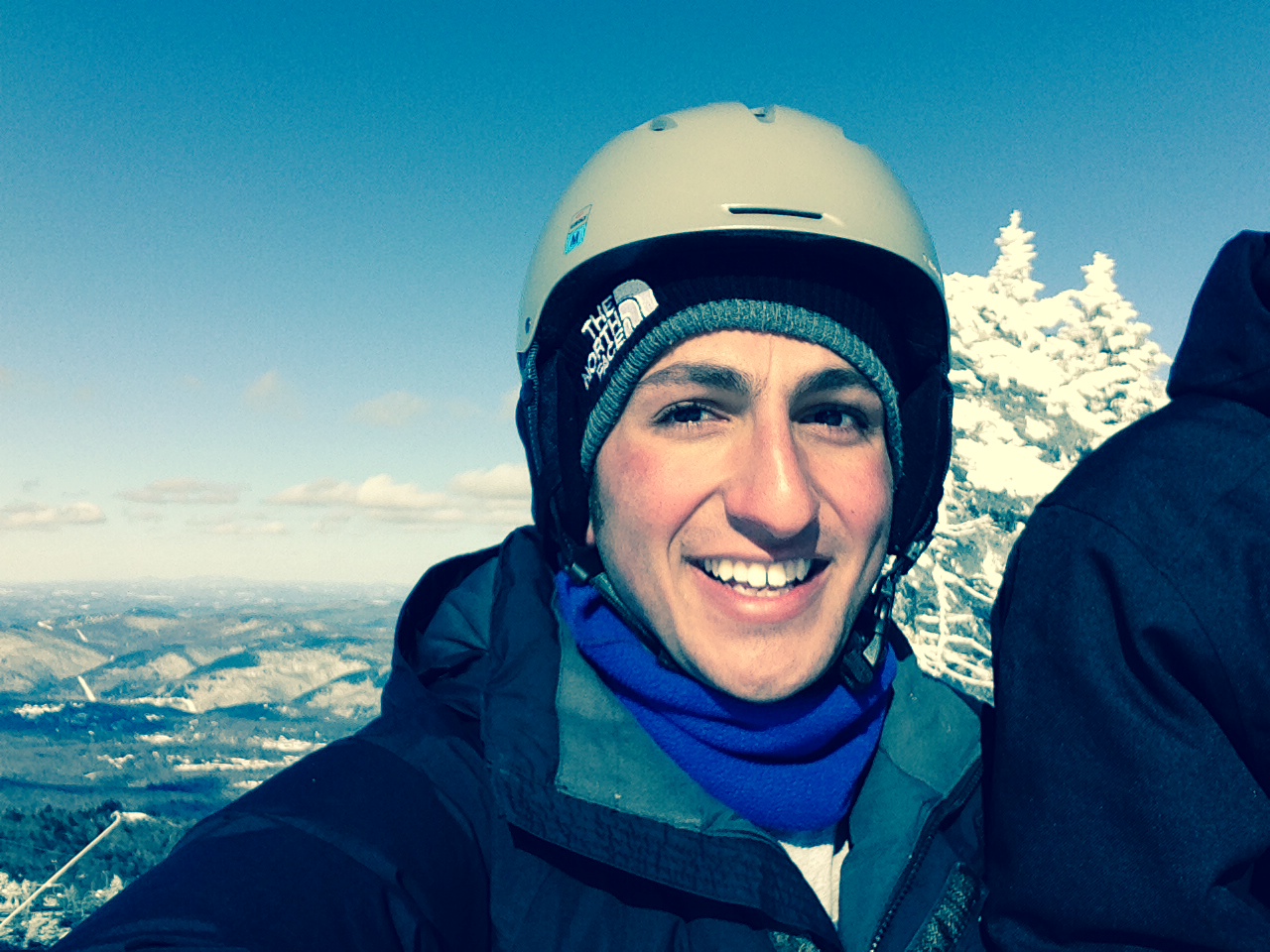 Aaron Kattan, on the LCM Student Government organized trip to the slopes of Killington.