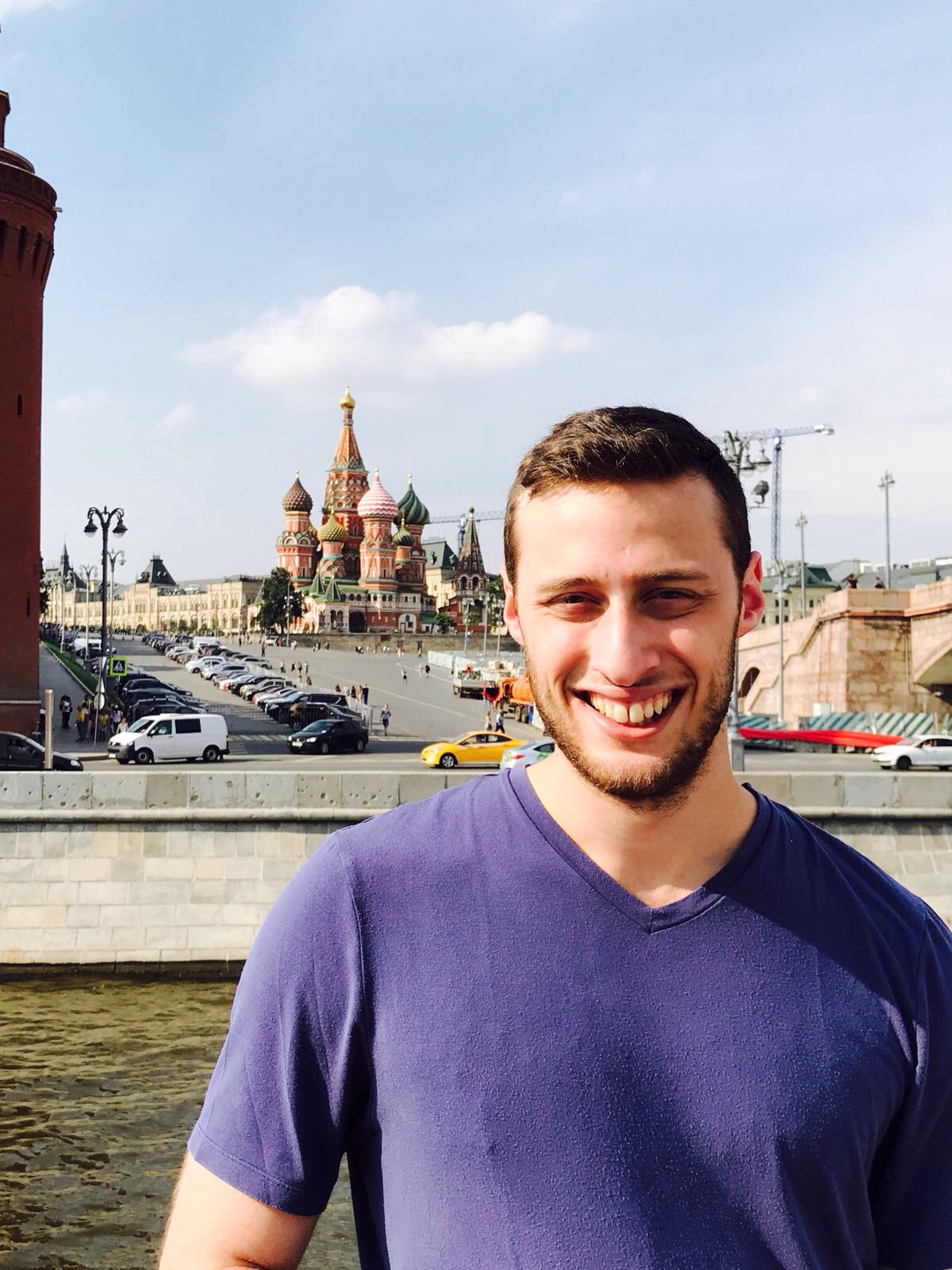 Andrew Weinberger researched Parkinson\'s Disease and traveled to Moscow with Touro.