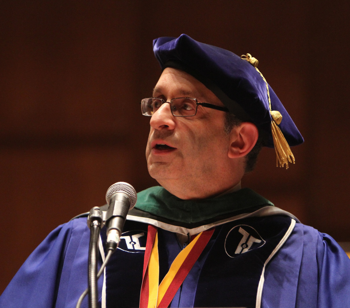 Dr. Kadish speaking at Touro College Commencement, May 26, 2013