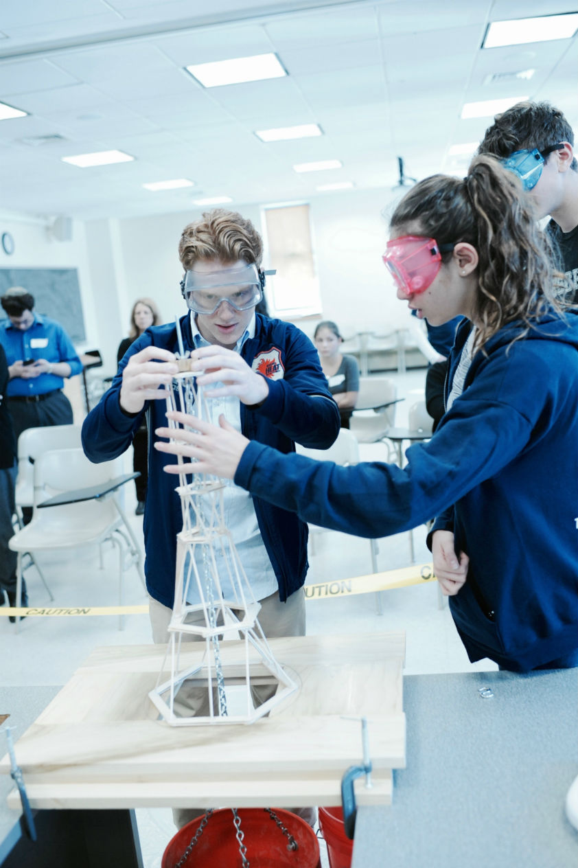 Students from The Heschel School at the Science Olympiad 